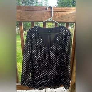 Lane Bryant Plus Size Blouse with Fitted Waist Size 20